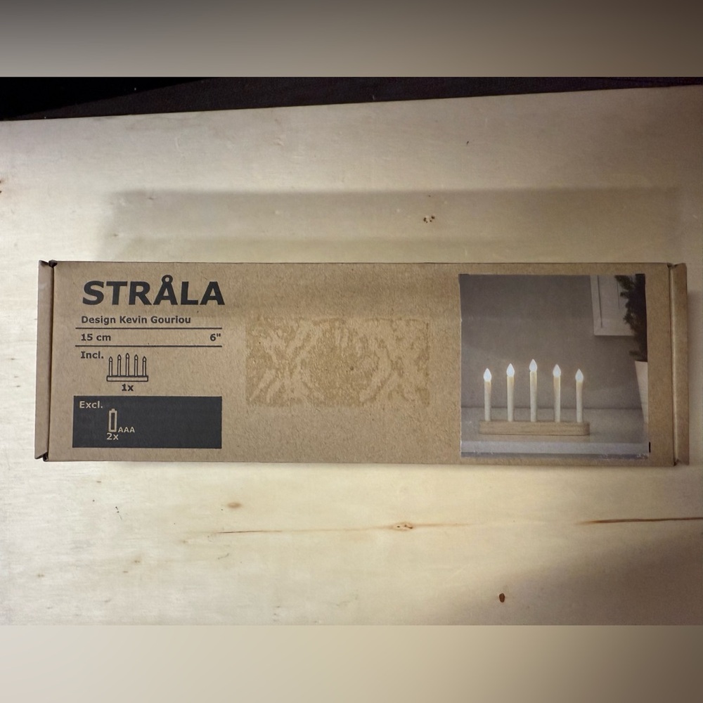 Wooden LED Candle Holder, battery operated. - Picture 4 of 7